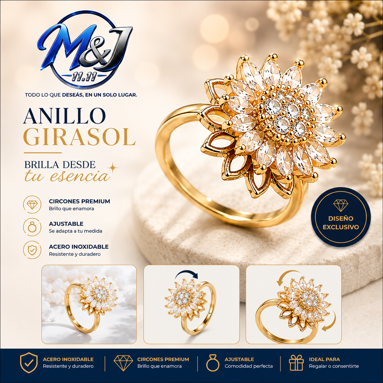 Anillo Giratorio Anti Estrés