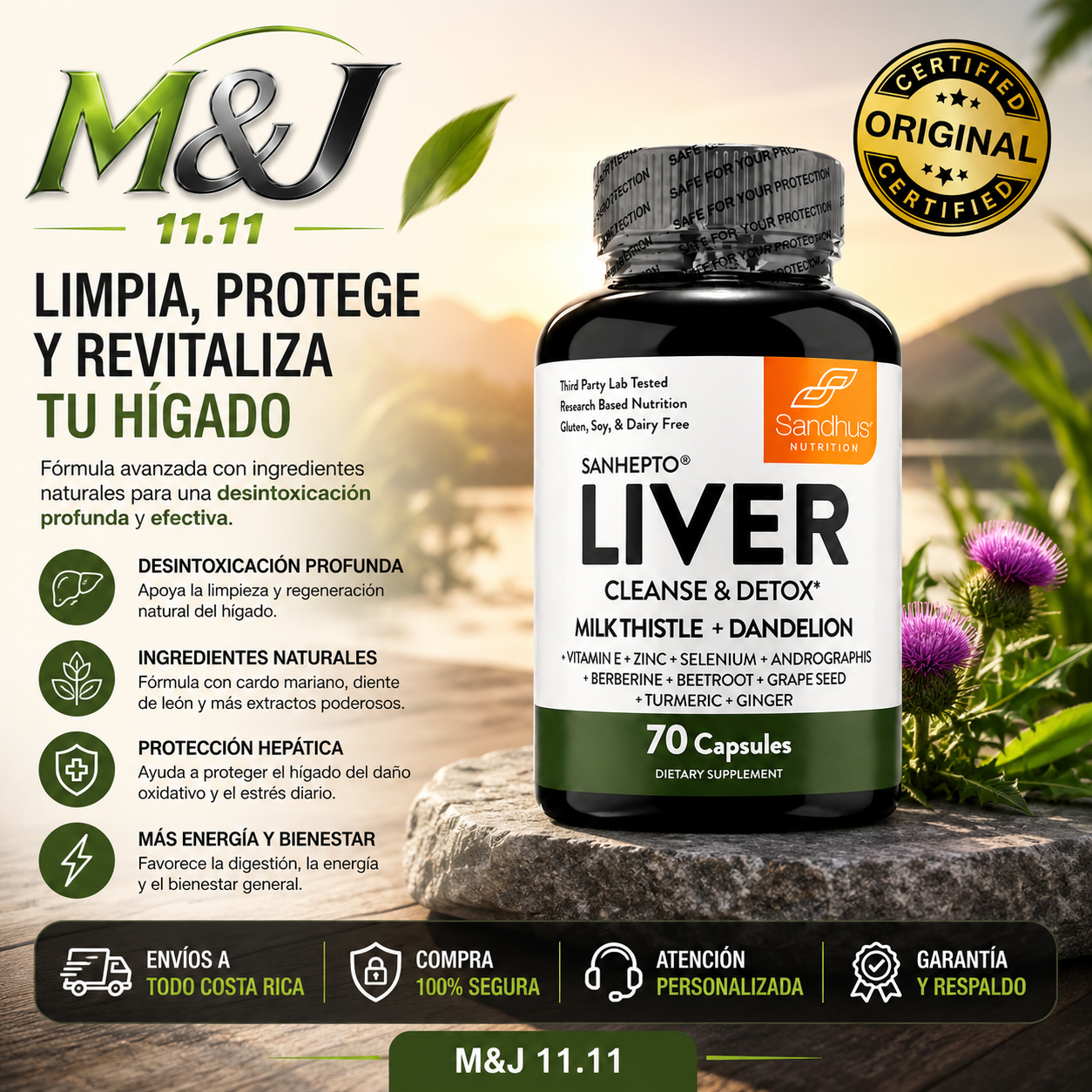 Liver Cleanse & Detox, Shanhepto,70 caps
