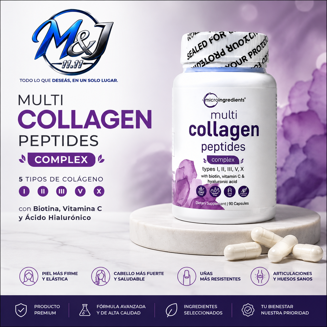 Multicolageno en capsulas | Peptide